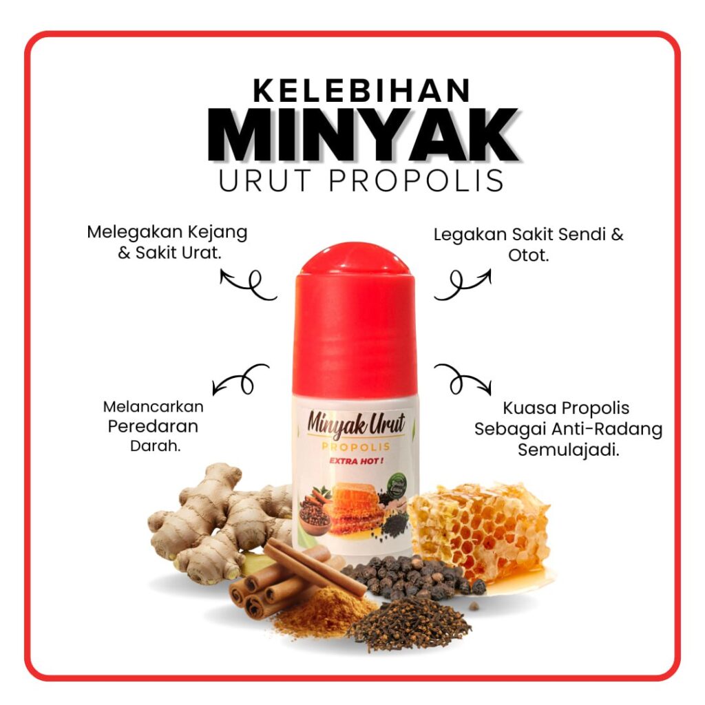 Oil Massage/Minyak Urut Propolis